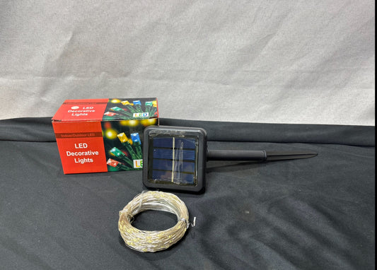 Solar Garden Fairy Lights (White Colour)