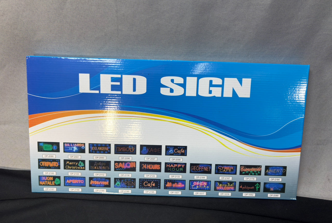LED Sign (Displays Closed)