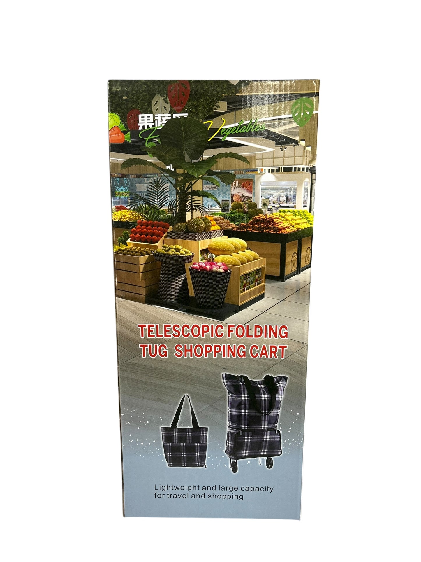 Foldable Mini Shopping Trolley/Bag