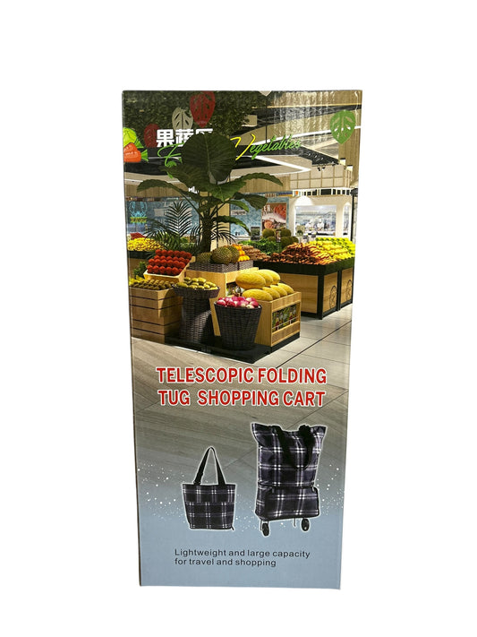 Foldable Mini Shopping Trolley/Bag