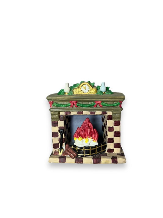 Christmas Themed Fire Place Ornament