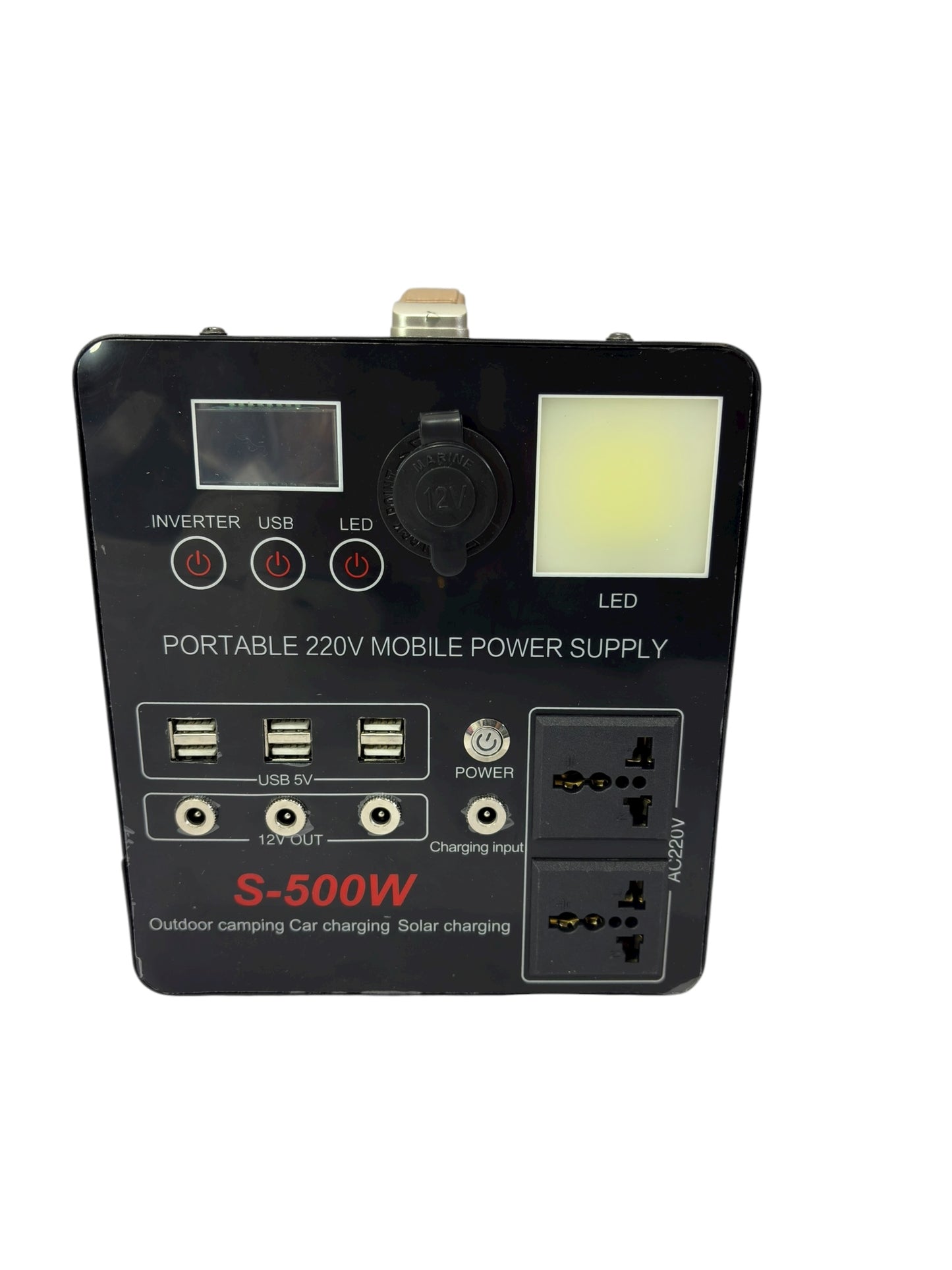 S-500W Portable/Rechargeable Power Station