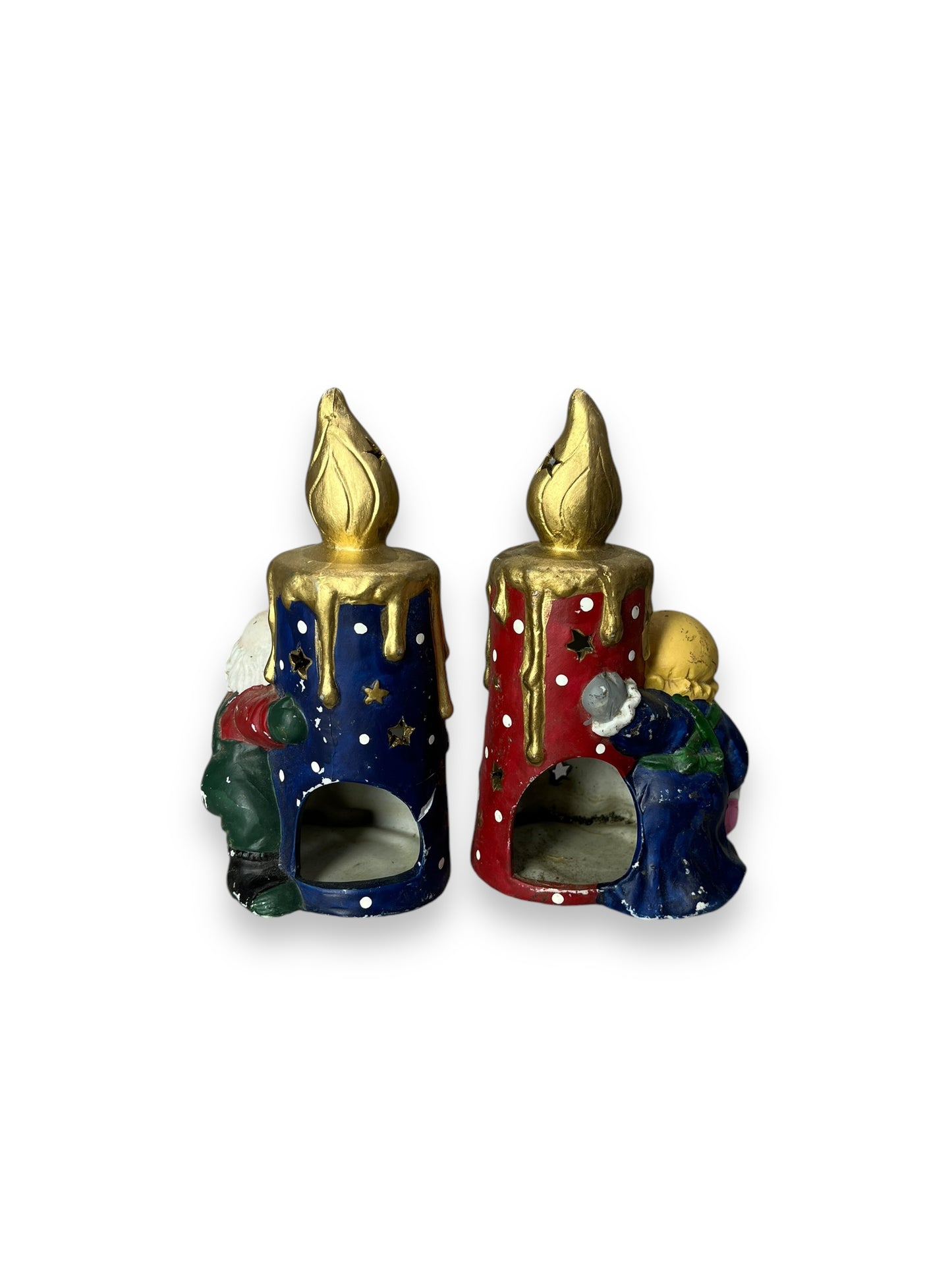 Set Of 2 Christmas Candle Lights