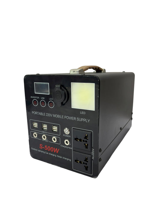 S-500W Portable/Rechargeable Power Station
